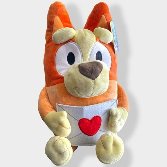 Bluey Friends Bingo Valentine's Day 2024 Plush Dog 17” Stuffed Animal New - Picture 5 of 5